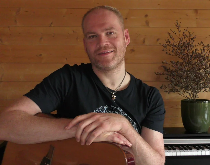 Paul Darren Grout, musician and creator of Music Energetics
