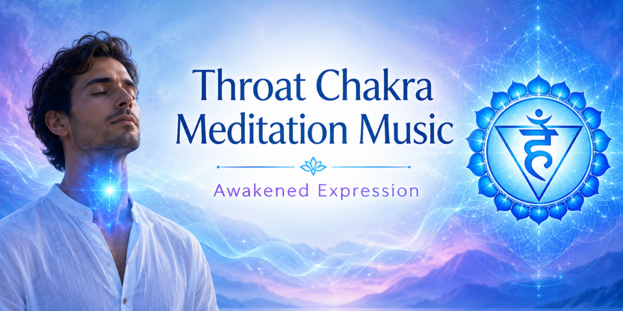 Throat Chakra Meditation Music for Self-Expression and Inner Calm